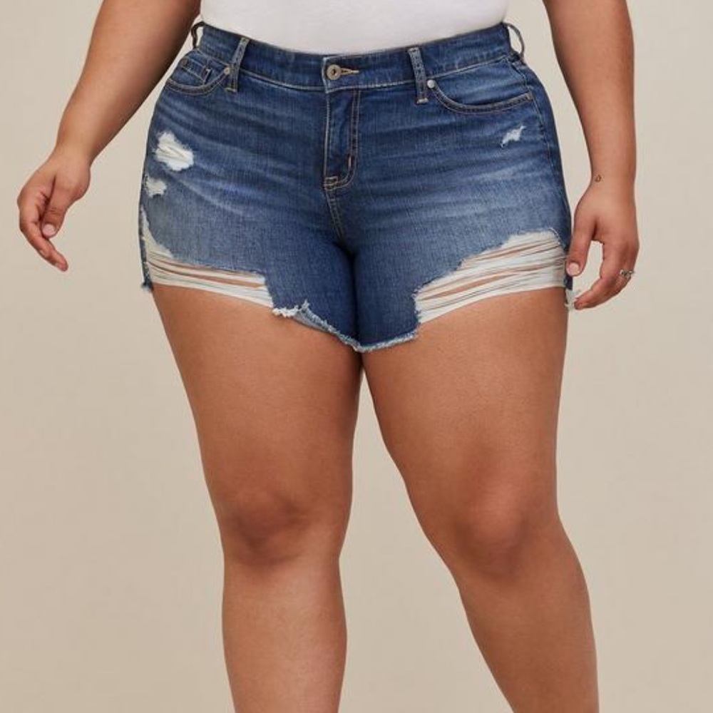 TORRID Vintage Stretch Denim Shorts